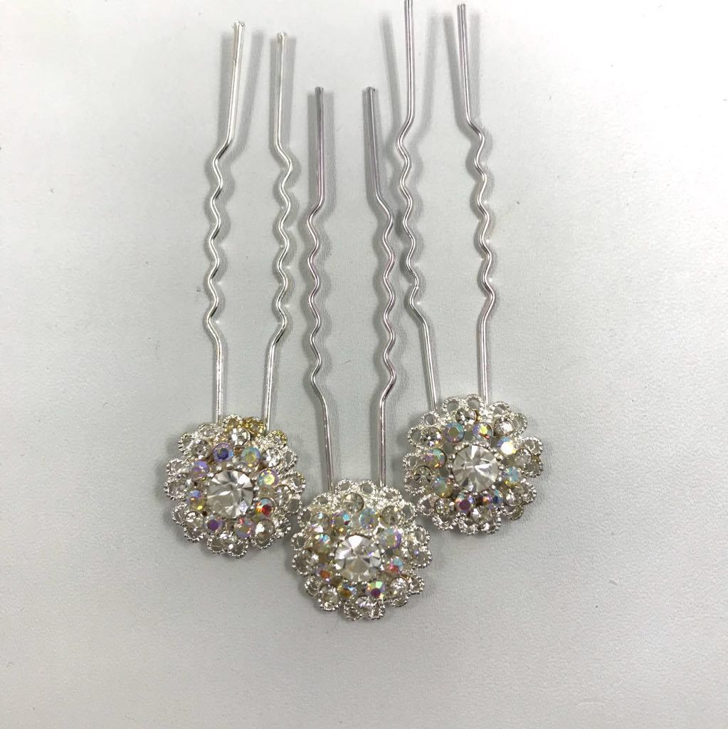 Hair ornament, Lace crystal breathless