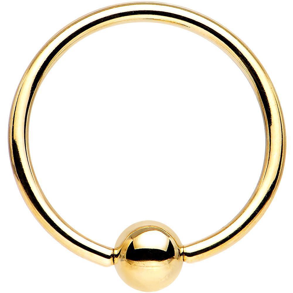 Lävistysrengas 1,2mm BCR Titanium Goldline Premium (5mm ball)