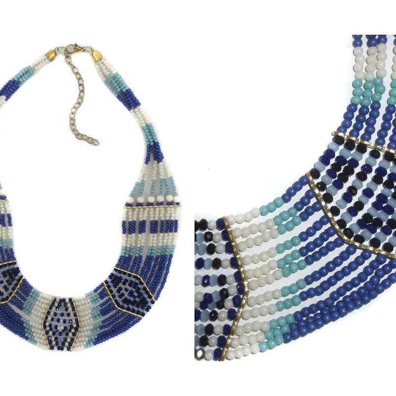 Kaulakoru/ATOLL-PALME, Multirow of Beads Collar