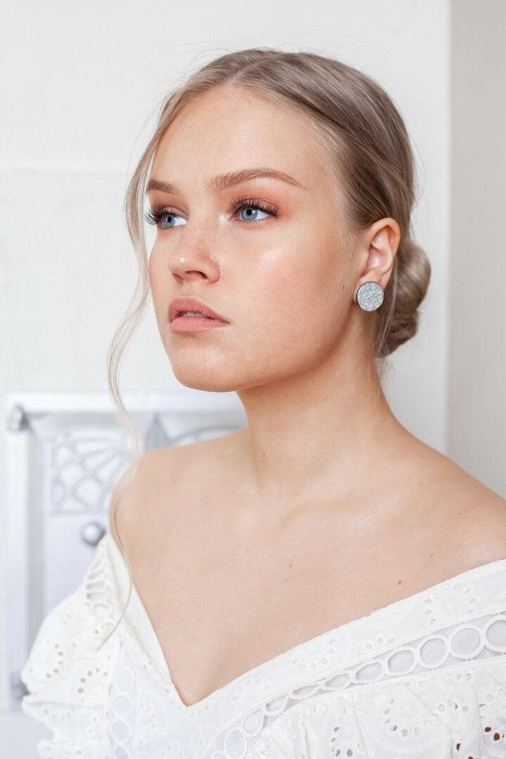 LEMPI-korvanapit, Veera (ruusukulta glitter, L)