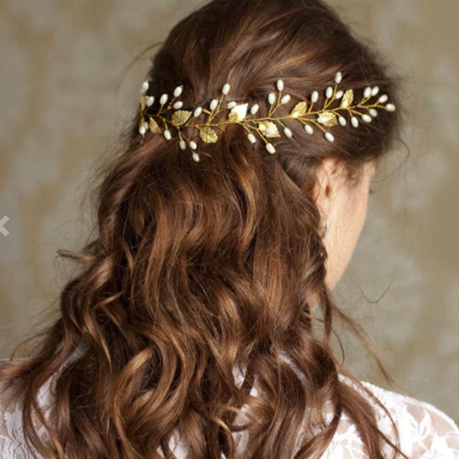 Hiuskoru, köynnös/ROMANCE, Gold Leafs Headpiece