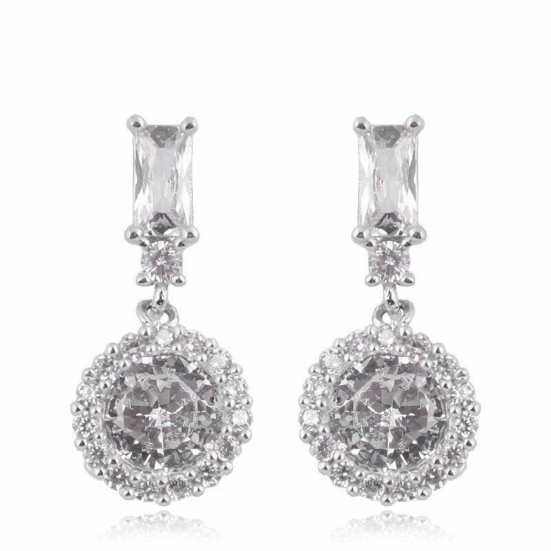 Juhlakorvakorut, ROMANCE/Drop Earrings in Silver
