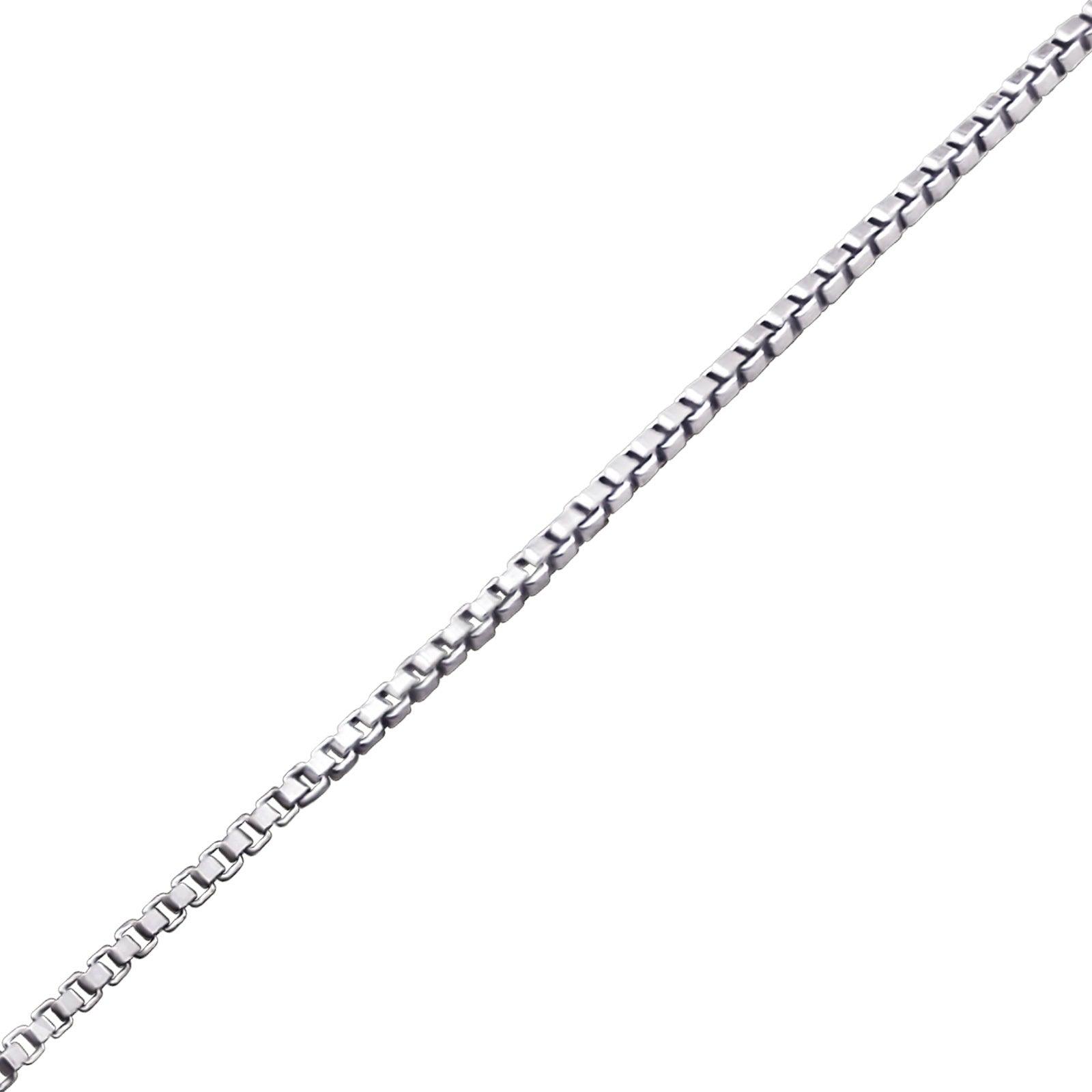 Hopeinen riipusketju, Venice Chain 45cm