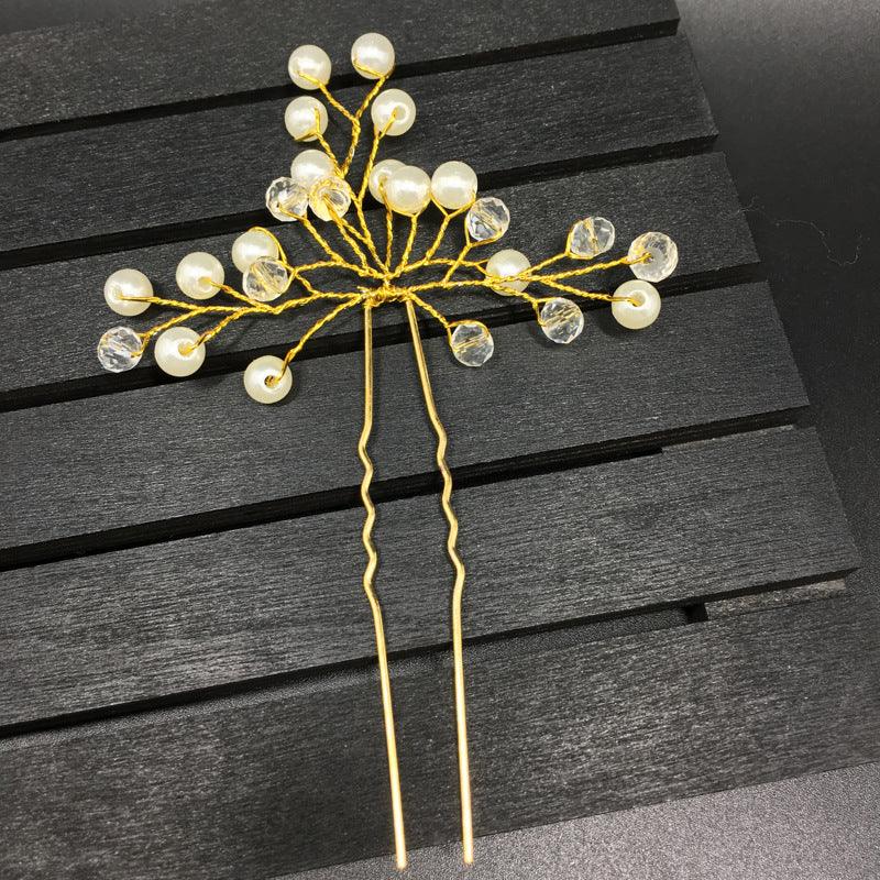 Hiuskoru, hiuskampa/ROMANCE, Delicate Hairpiece in Gold