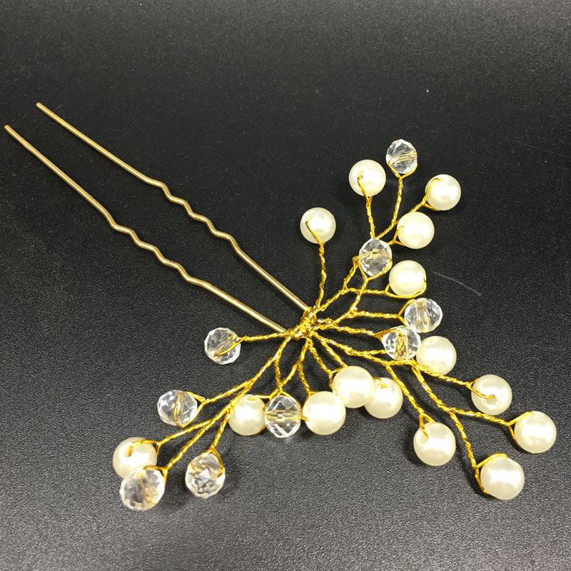 Hiuskoru, hiuskampa/ROMANCE, Delicate Hairpiece in Gold