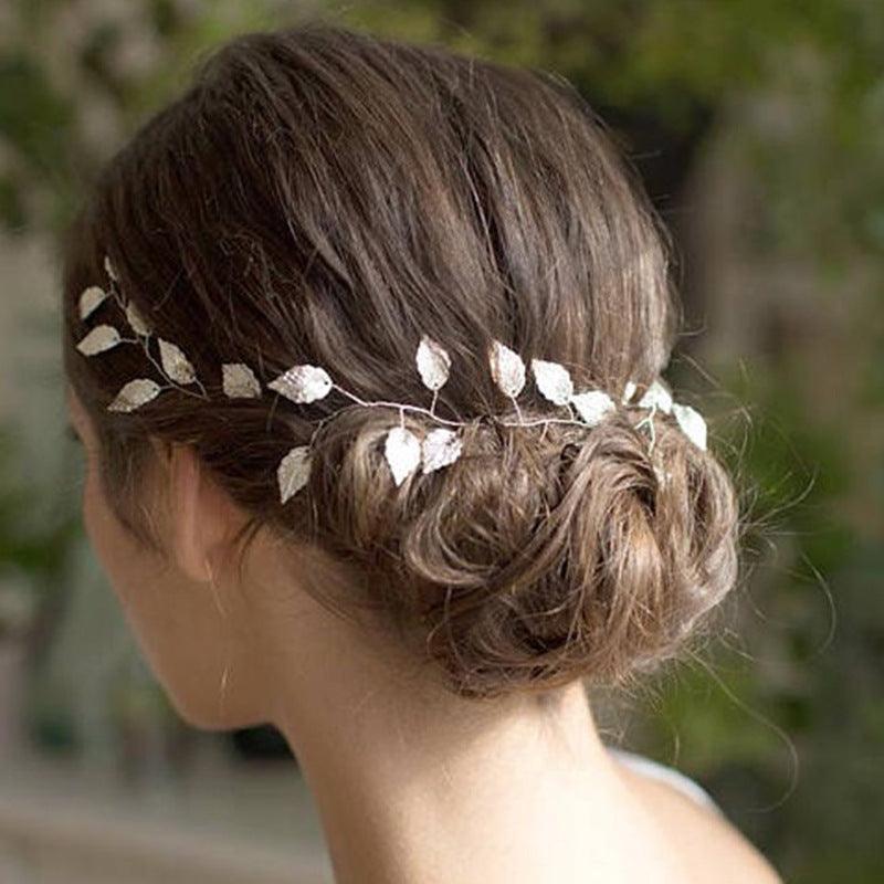 Hair ornament, headband/ROMANCE, Minimalistic Gold Twine