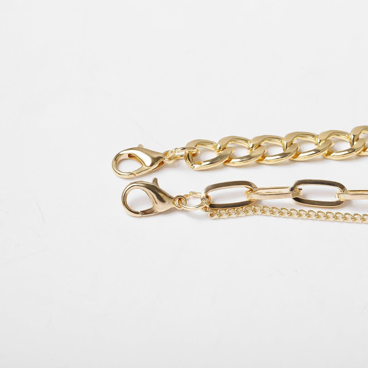 Kerroskaulakoru, FRENCH RIVIERA|Chunky Layer Necklace in Gold