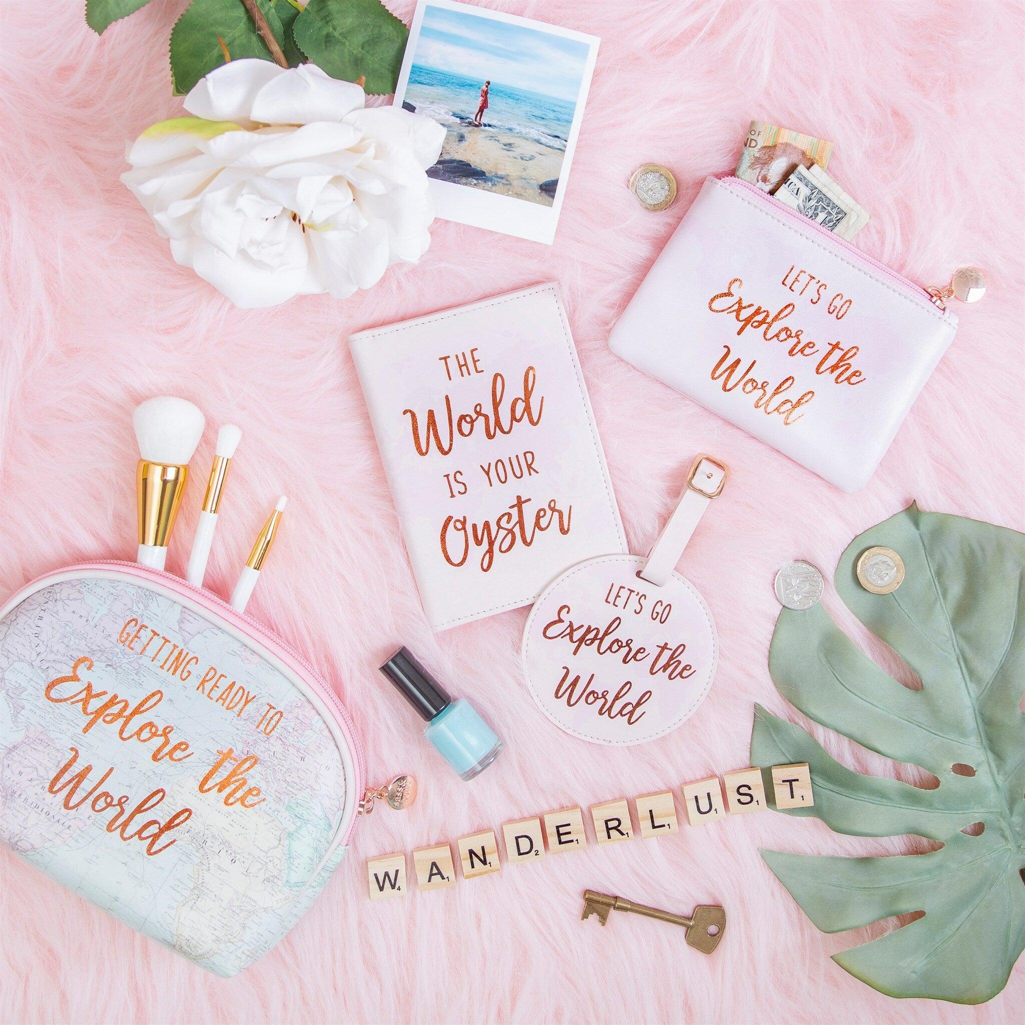 Makeup bag, Sass & Belle|World Explorer Cosmetic Bag