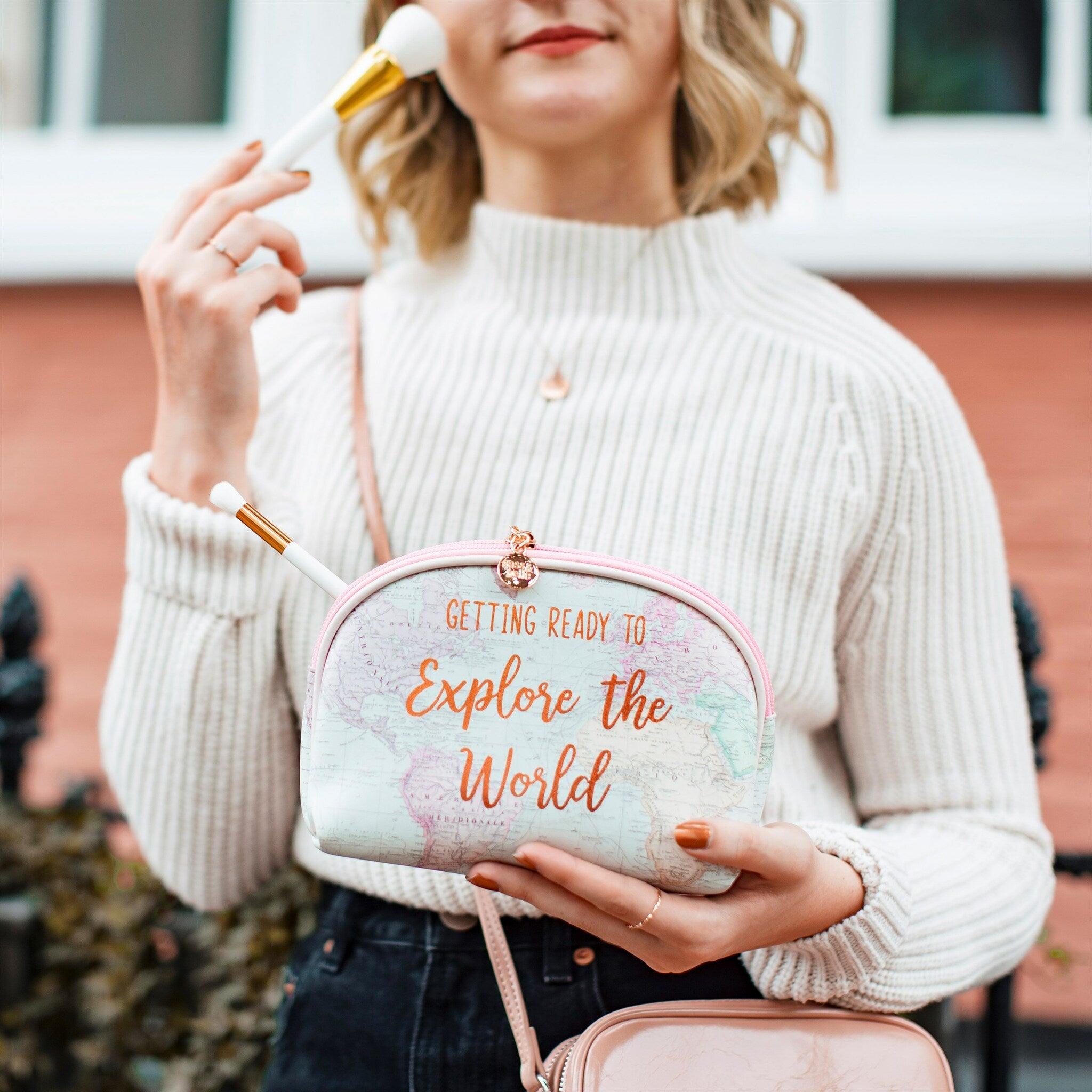 Makeup bag, Sass & Belle|World Explorer Cosmetic Bag