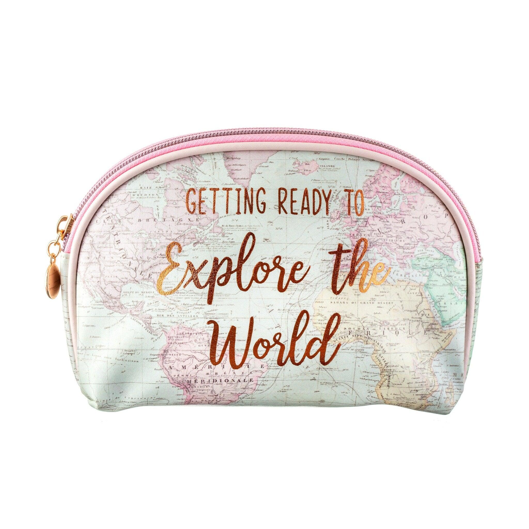 Makeup bag, Sass & Belle|World Explorer Cosmetic Bag