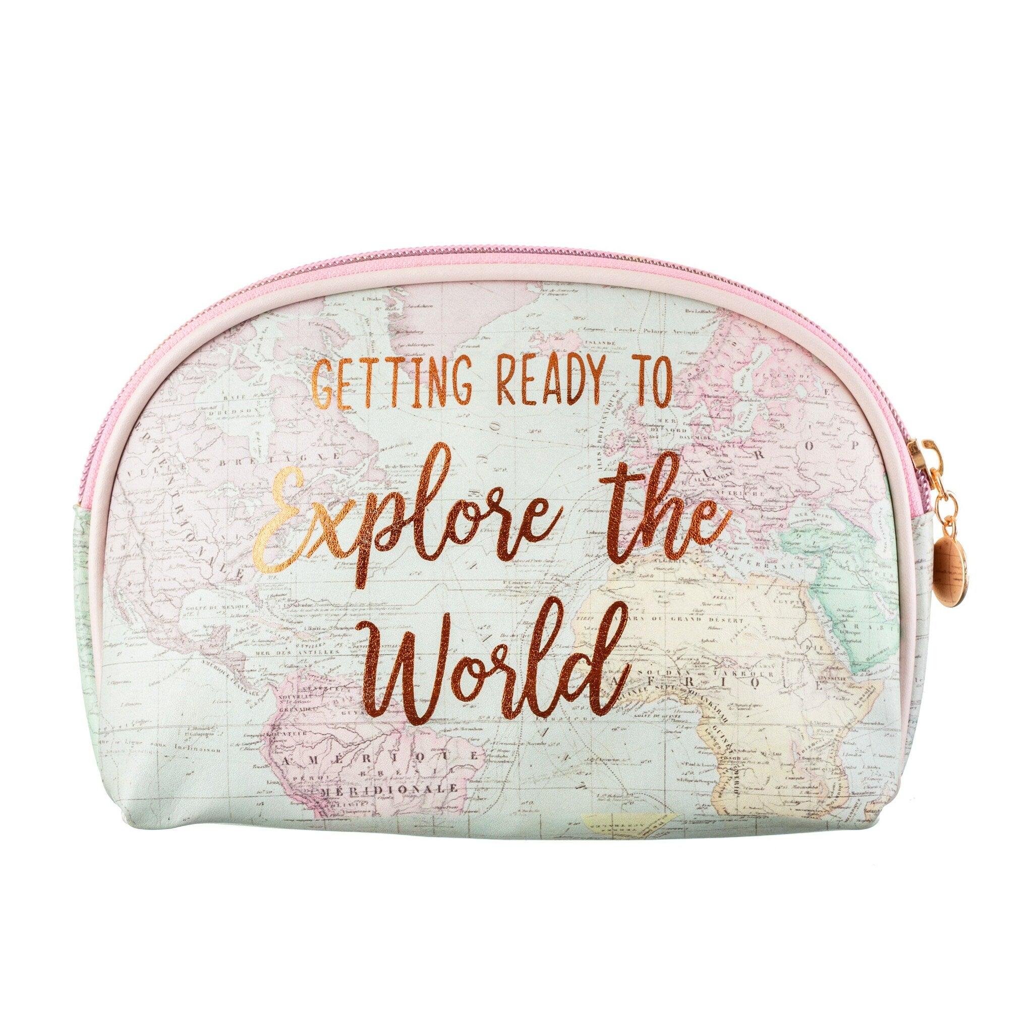 Makeup bag, Sass & Belle|World Explorer Cosmetic Bag