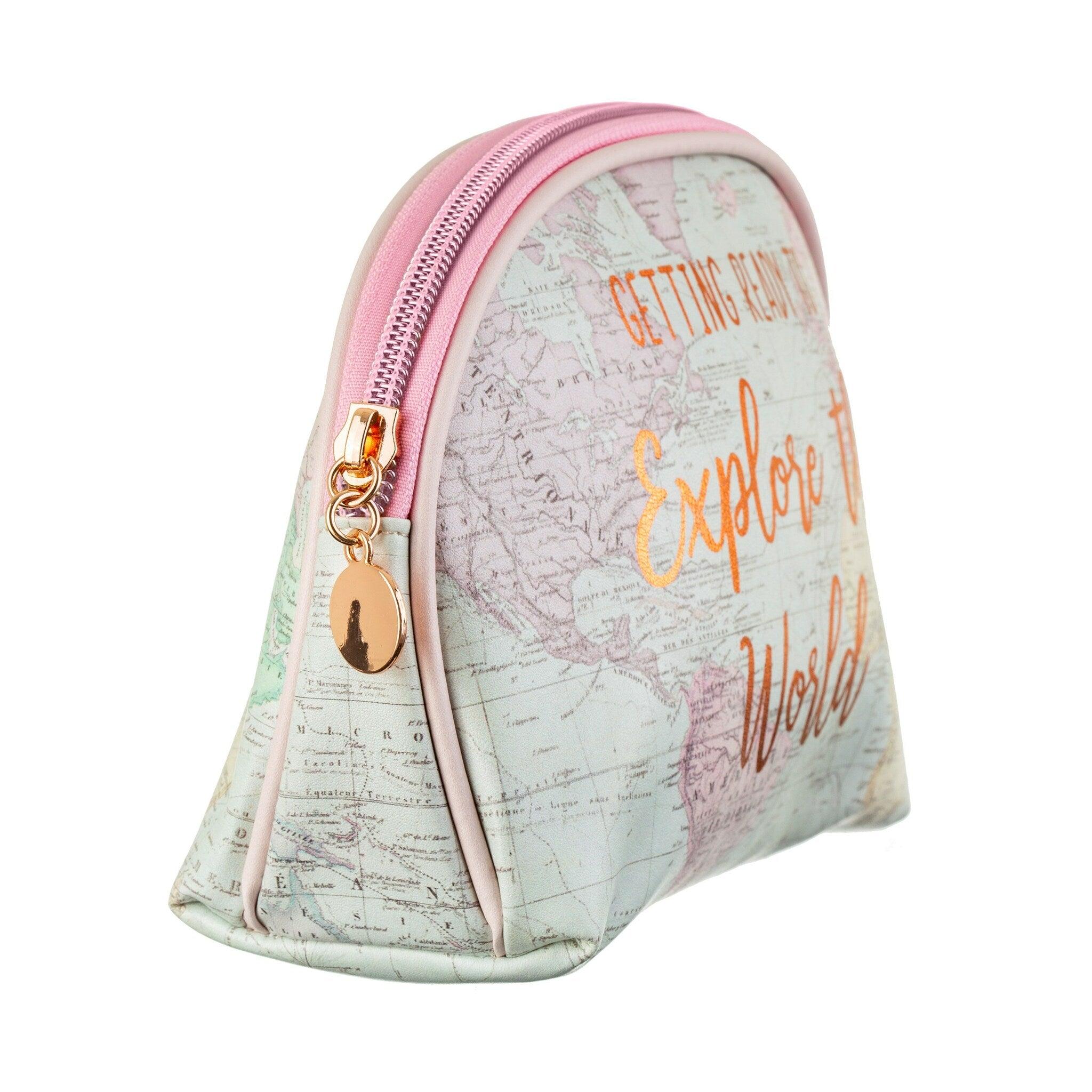 Makeup bag, Sass & Belle|World Explorer Cosmetic Bag