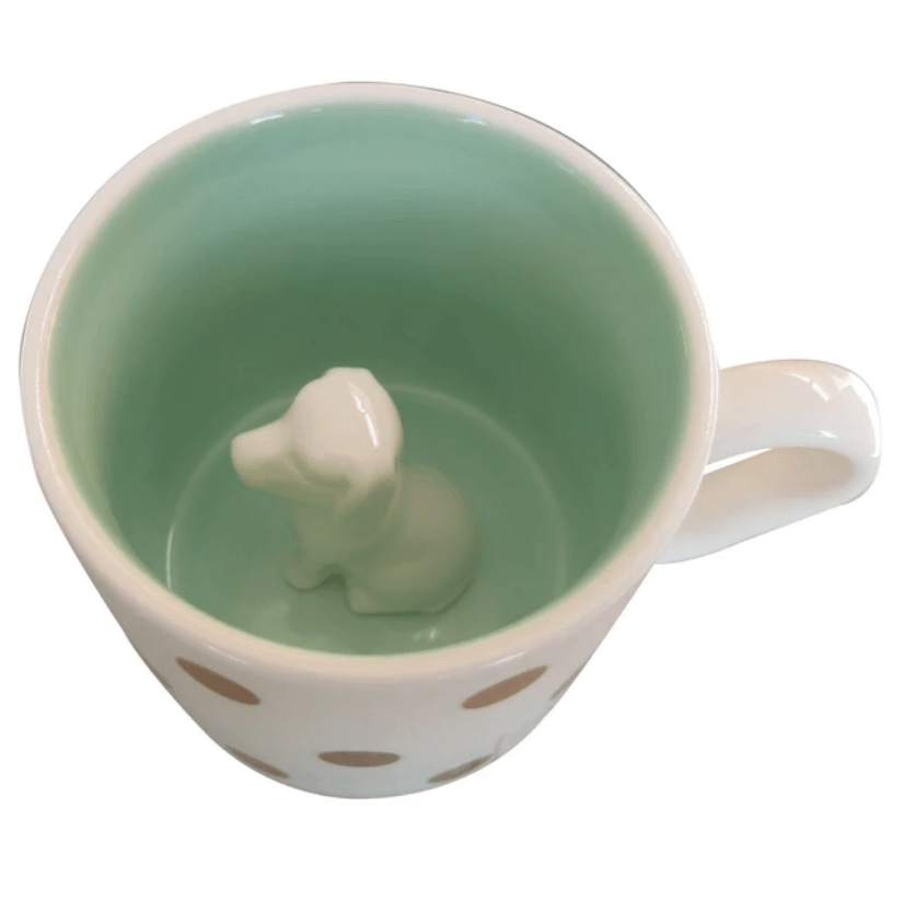 Kahvikuppi, House of Disaster|Spotty Dog Cup -pilkullinen koirakuppi