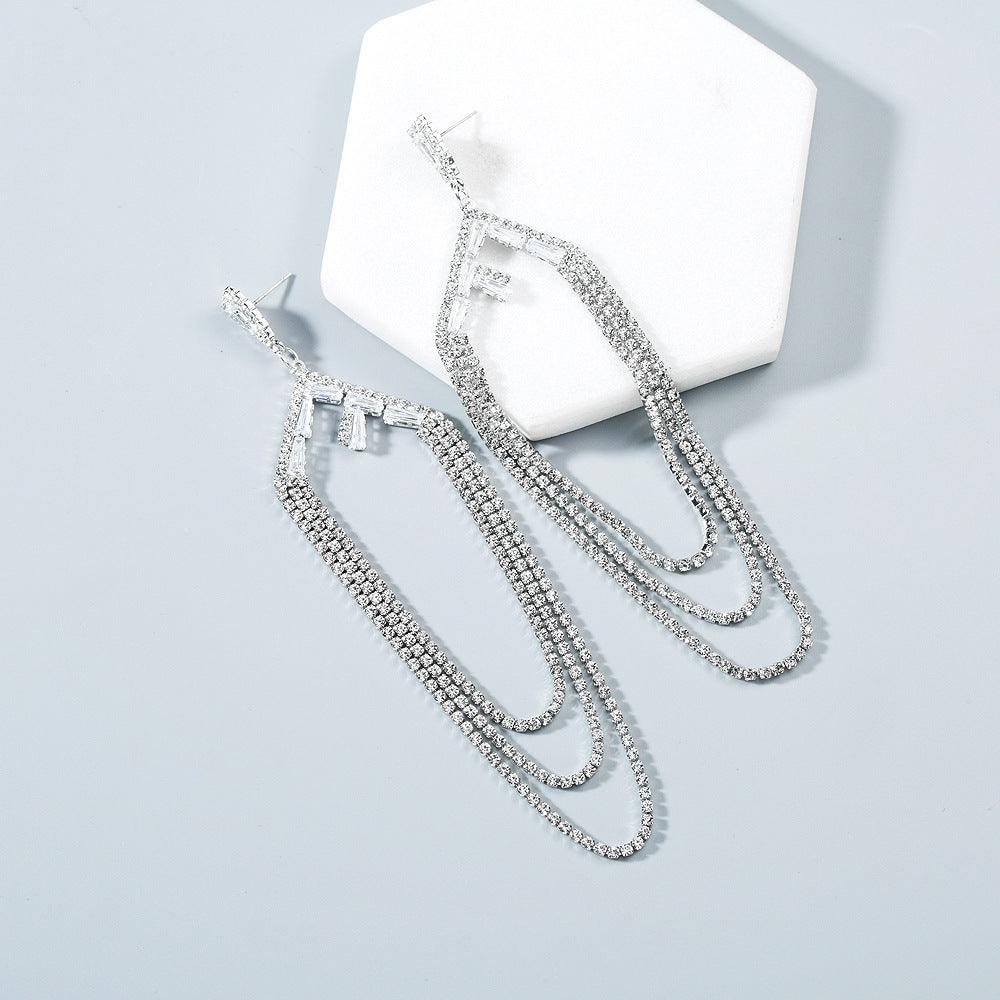 Strassikorvakorut, Gorgeous Long Strass Earrings