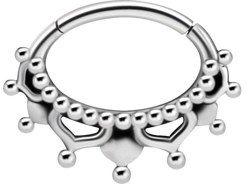 PREMIUM COLLECTION | Itämainen hopea septum & daith clicker