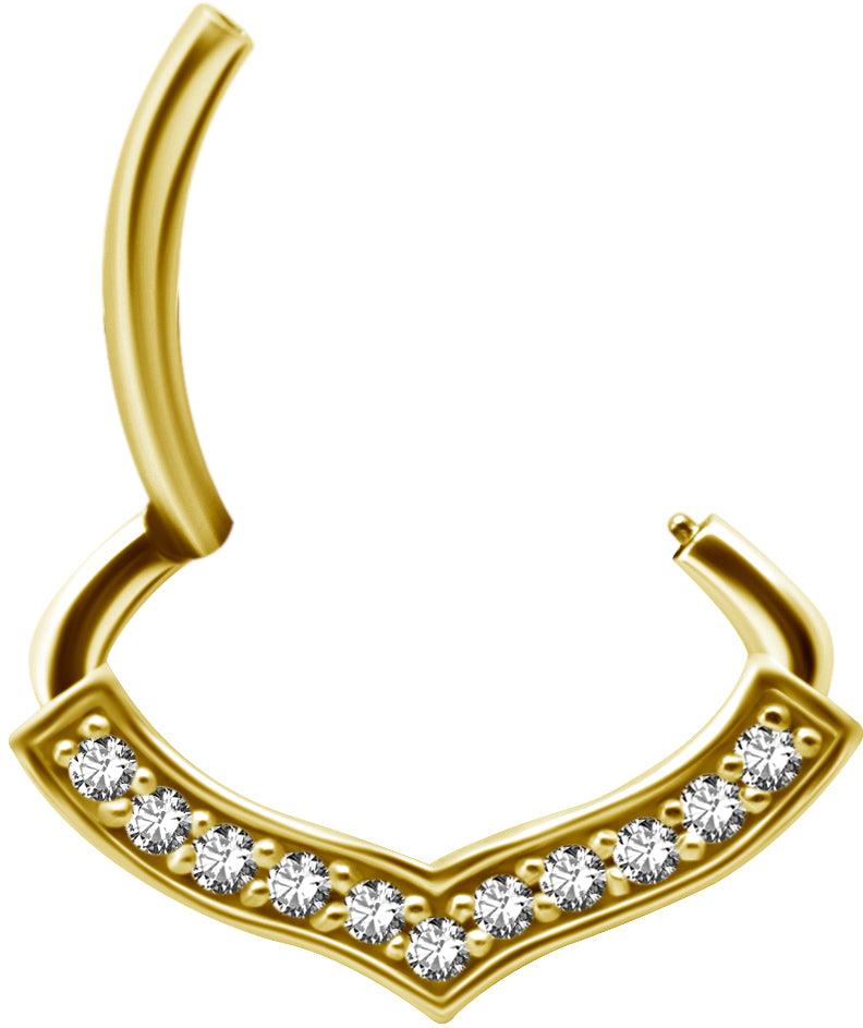 PREMIUM COLLECTION|Siro kulta septum & daith clicker