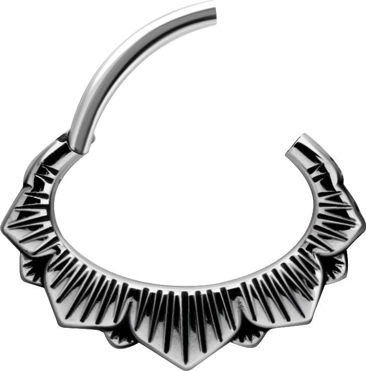 PREMIUM COLLECTION|Lootus -kirurginteräksinen septum & daith clicker