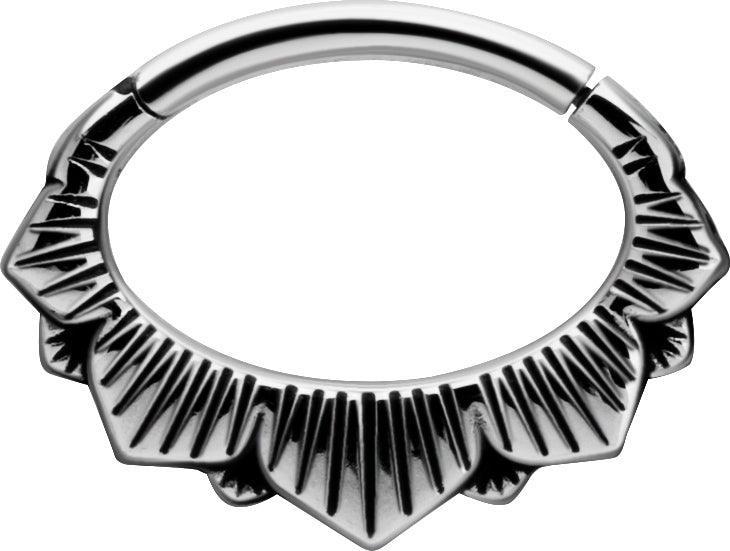 PREMIUM COLLECTION|Lootus -kirurginteräksinen septum & daith clicker