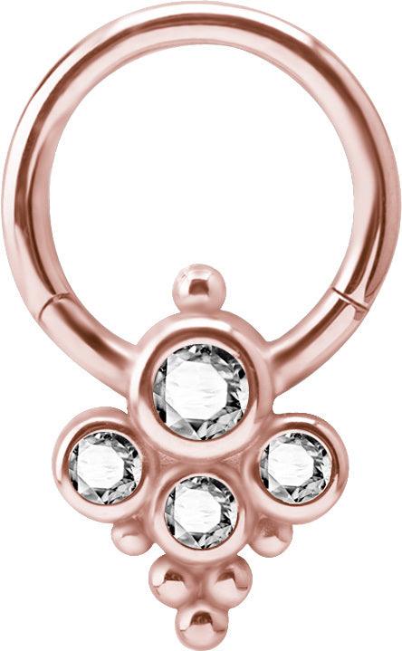 Lävistysrengas, Large Titanium Clicker 14-22K RGD PVD