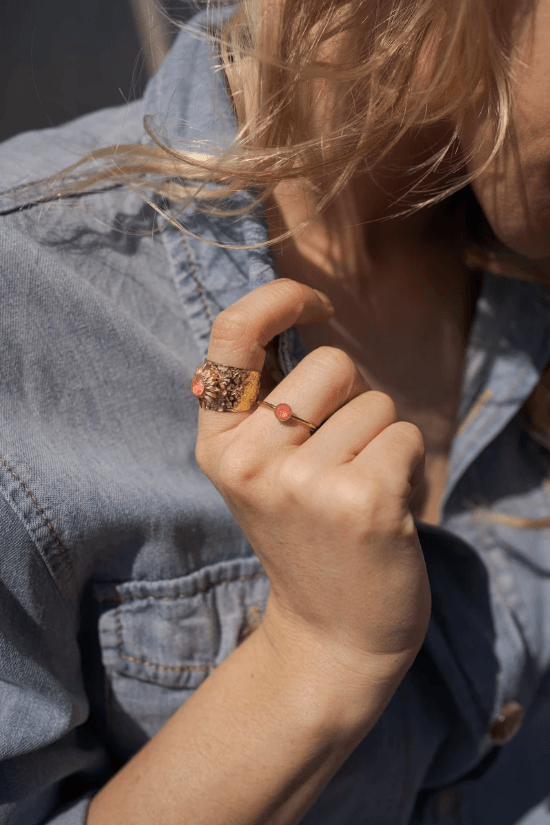 Sormus, BOHM PARIS|Bague Anais avec cristal clair