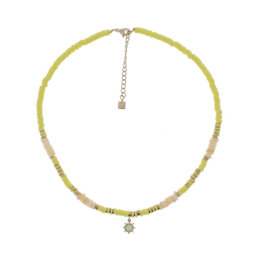 Kaulakoru, BOHM PARIS|Collier Surf avec cristal jaune