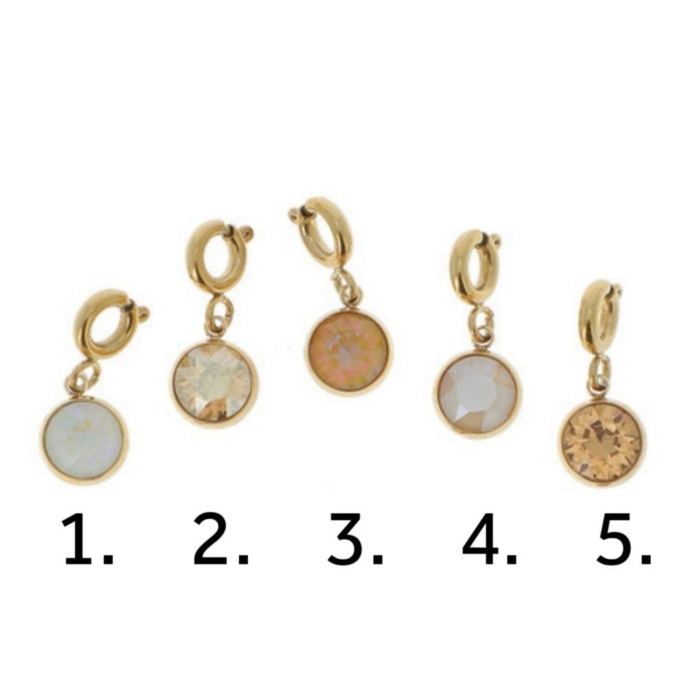 Maskotti/riipus, BOHM PARIS|Lockie Charm Cassy nuances beige