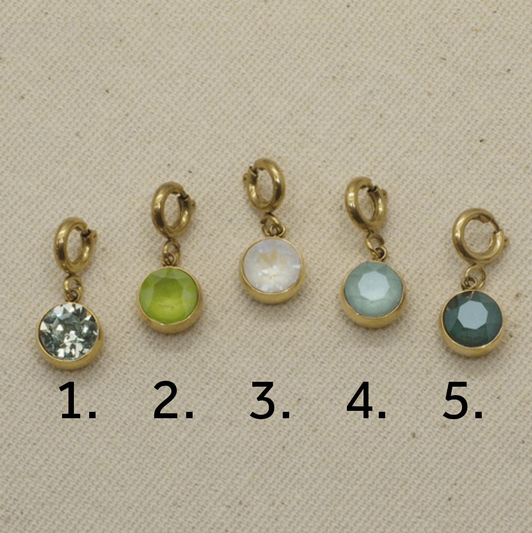 Mascot/pendant, BOHM PARIS|Lockie Charm Cassy nuances vertes