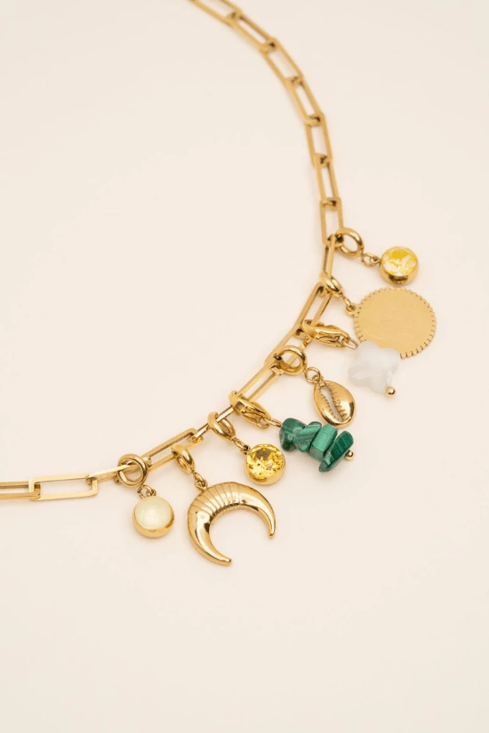 Mascot/pendant, BOHM PARIS|Lockie Charm Cassy nuances vertes