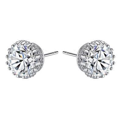 Crystal earrings, ATHENA BRIDAL|Princess Crystal Earrings