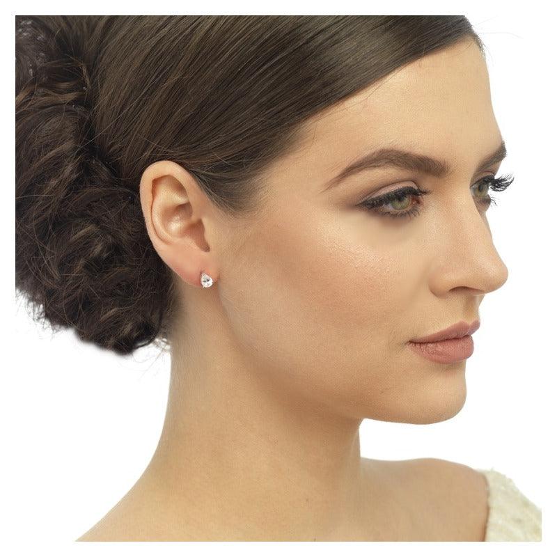 Crystal earrings, ATHENA BRIDAL|Classic Teardrop Earrings