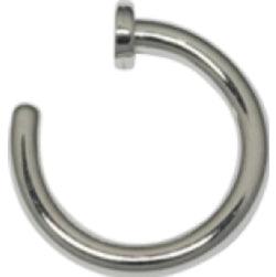 Lävistysrengas, nenärengas Open Nose Hoop 1mm