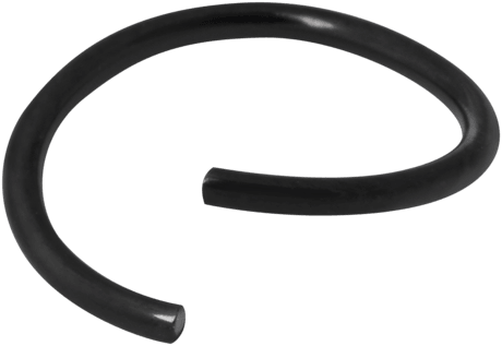 Nenäkoru, nenärengas Seamless Blackline® Ring (0,8mm)