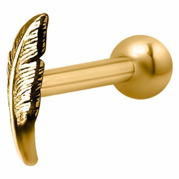 Rustokoru/traguskoru, Steel Zirconline® Feather Barbell