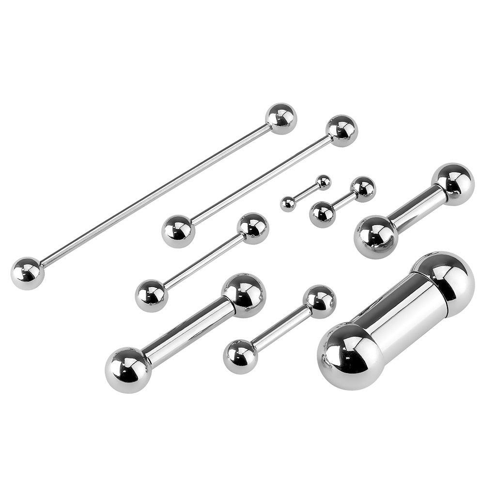 Industrial, Basic Steel Barbell -kirurginteräksinen industrialkoru