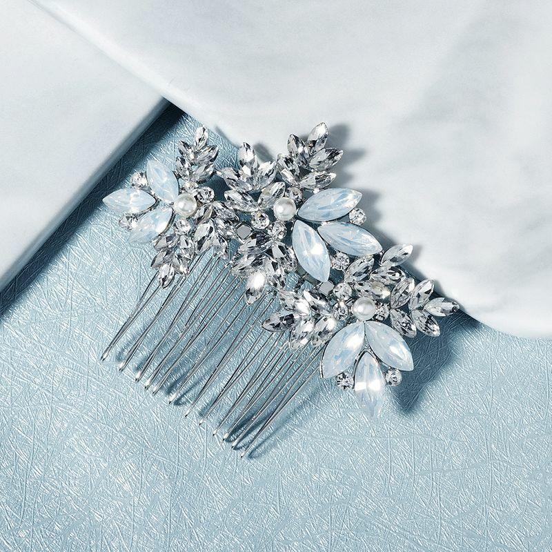 Hiuskoru, ROMANCE|Hopeinen hiuskoru opaalinhohtoisin koristein