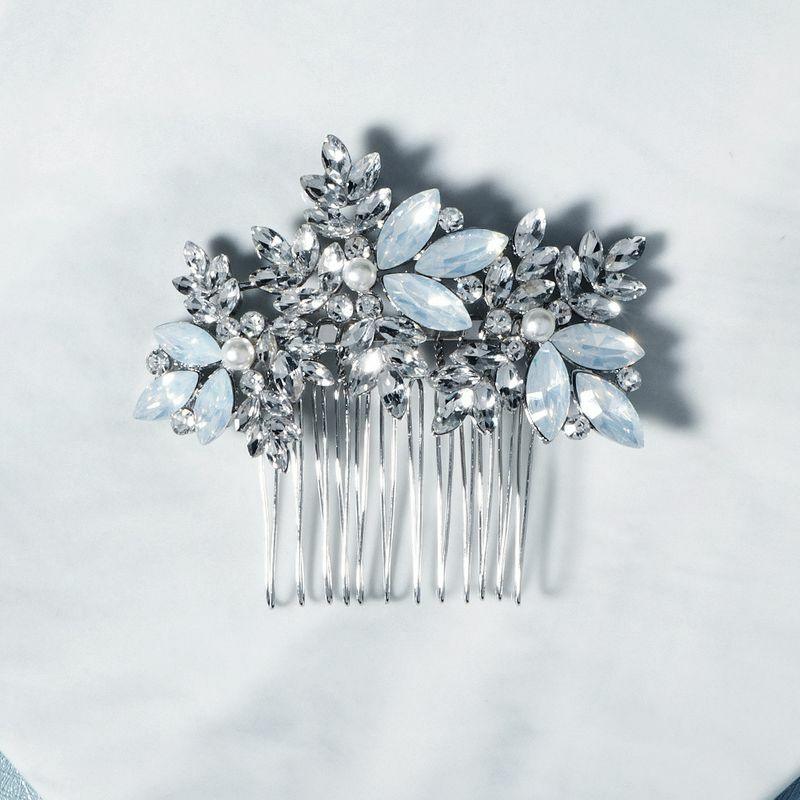 Hiuskoru, ROMANCE|Hopeinen hiuskoru opaalinhohtoisin koristein