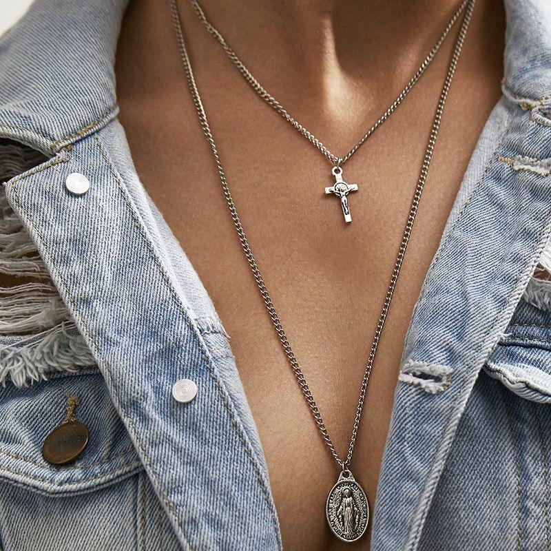 Kerroskaulakoru, PAPARAZZI|Necklace with Cross and Madonna