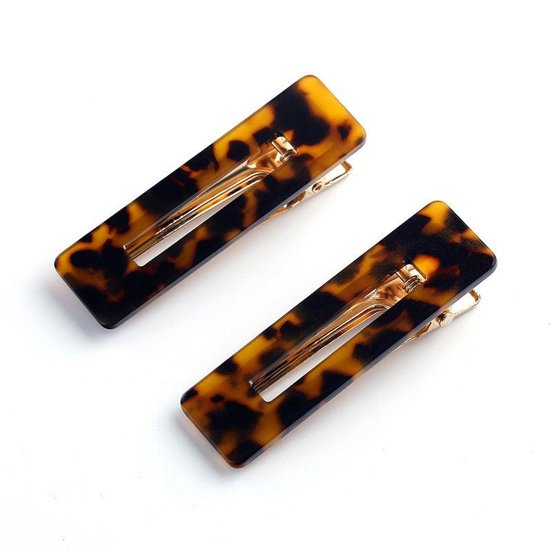 Clip set|SUGAR SUGAR, Rectangle Tortoise Clip Set