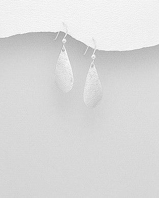 Hopeakorvakorut, PREMIUM COLLECTION|Minimalistic Matt Teardrop