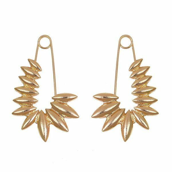 Korvakorut, PAPARAZZI|Gold Safety Pin Hoops