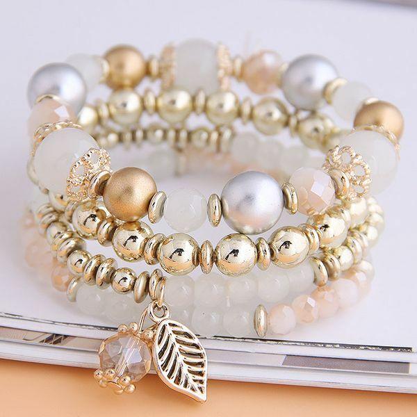 Bracelet set, Classic Silver & Gold Bracelets