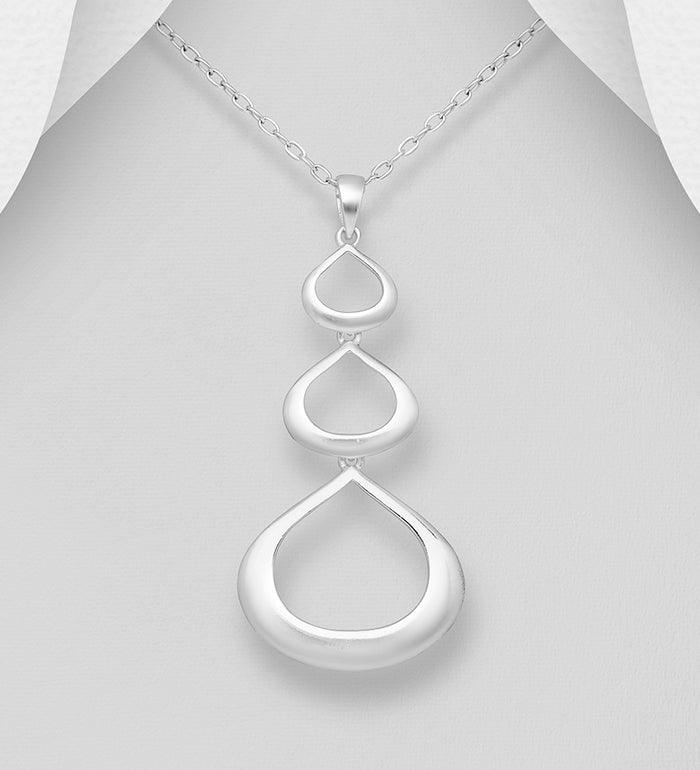 Hopeariipus, PREMIUM COLLECTION|Large Modern Teardrop Pendant