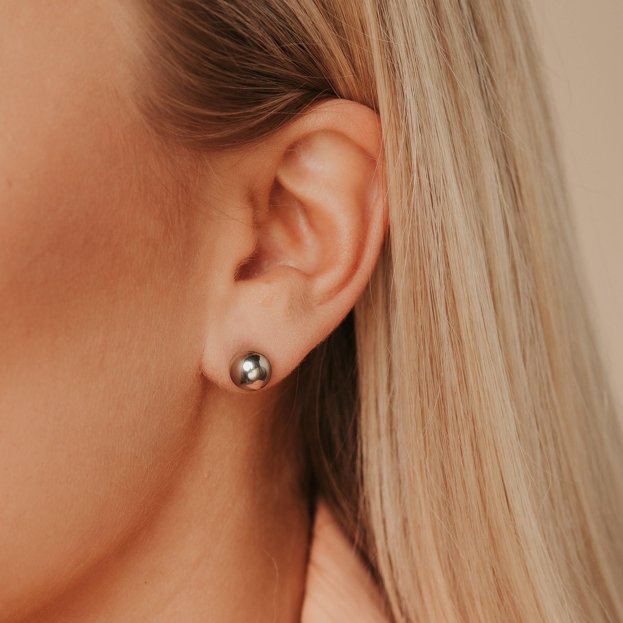 Kirurginteräsnapit, Large Basic Steel Earstuds