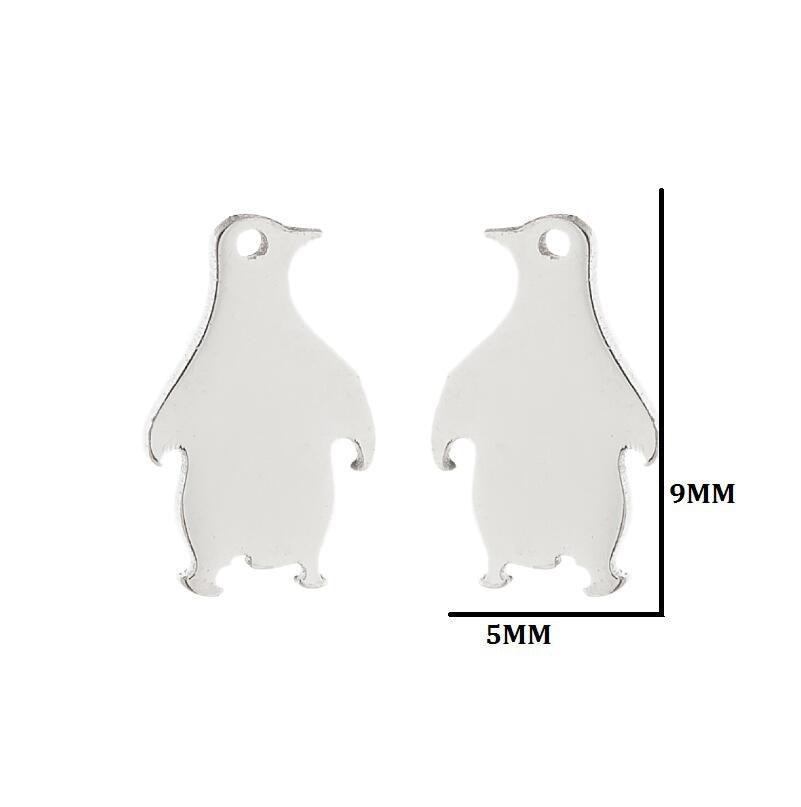 Kirurginteräsnapit, Steel Penguin Earstuds -pingviininapit