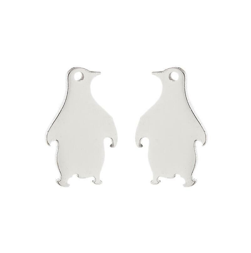 Kirurginteräsnapit, Steel Penguin Earstuds -pingviininapit