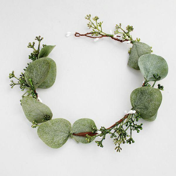 Hair ornament/garland, ROMANCE|Boho Eucalyptus Hairpiece