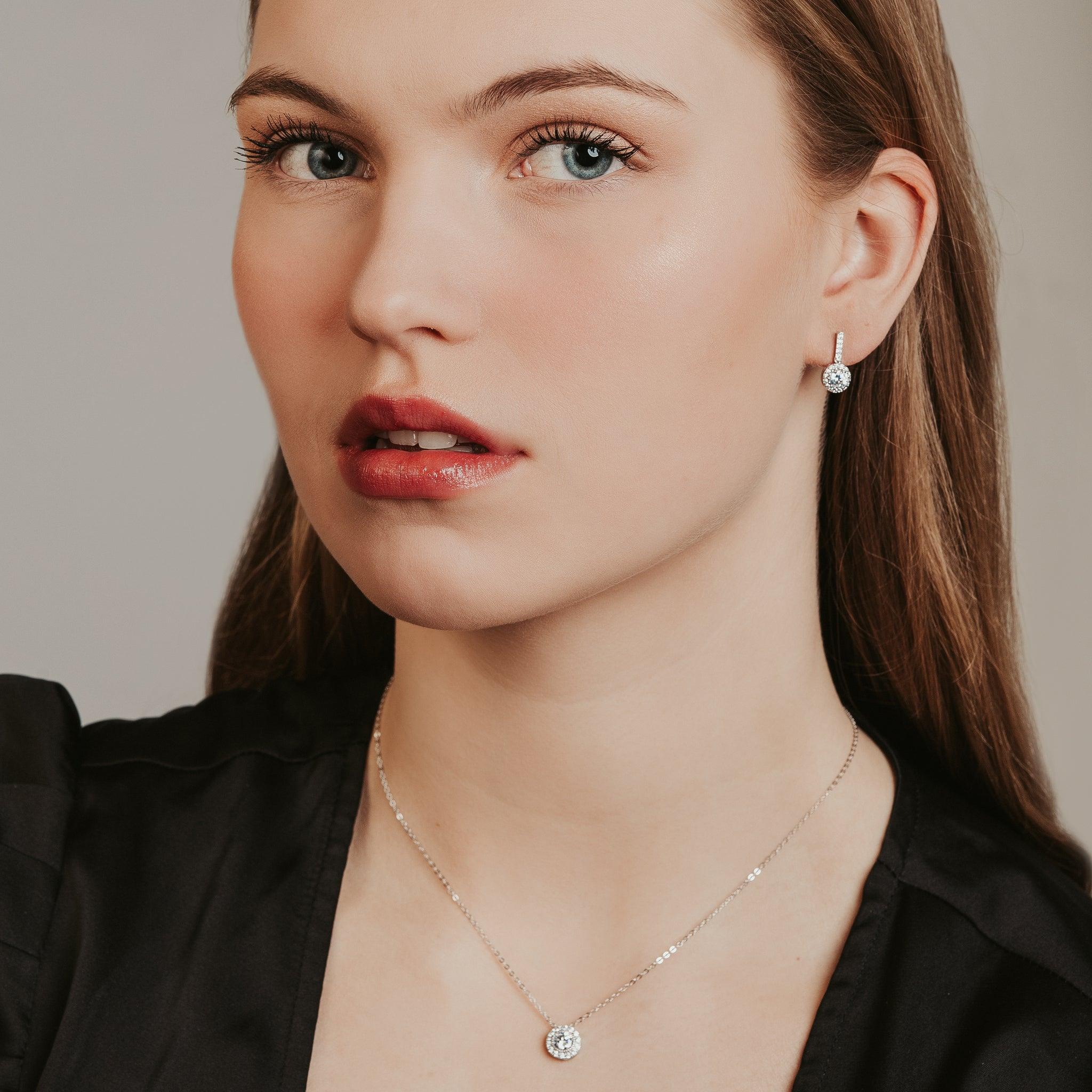 Kristallikorvakorut, FLOLY Paris|Celesse in Silver