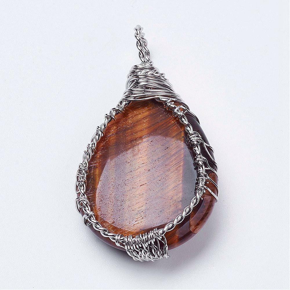Luonnonkiviriipus, NATURE COLLECTION|Tiger Eye with Tree of Life