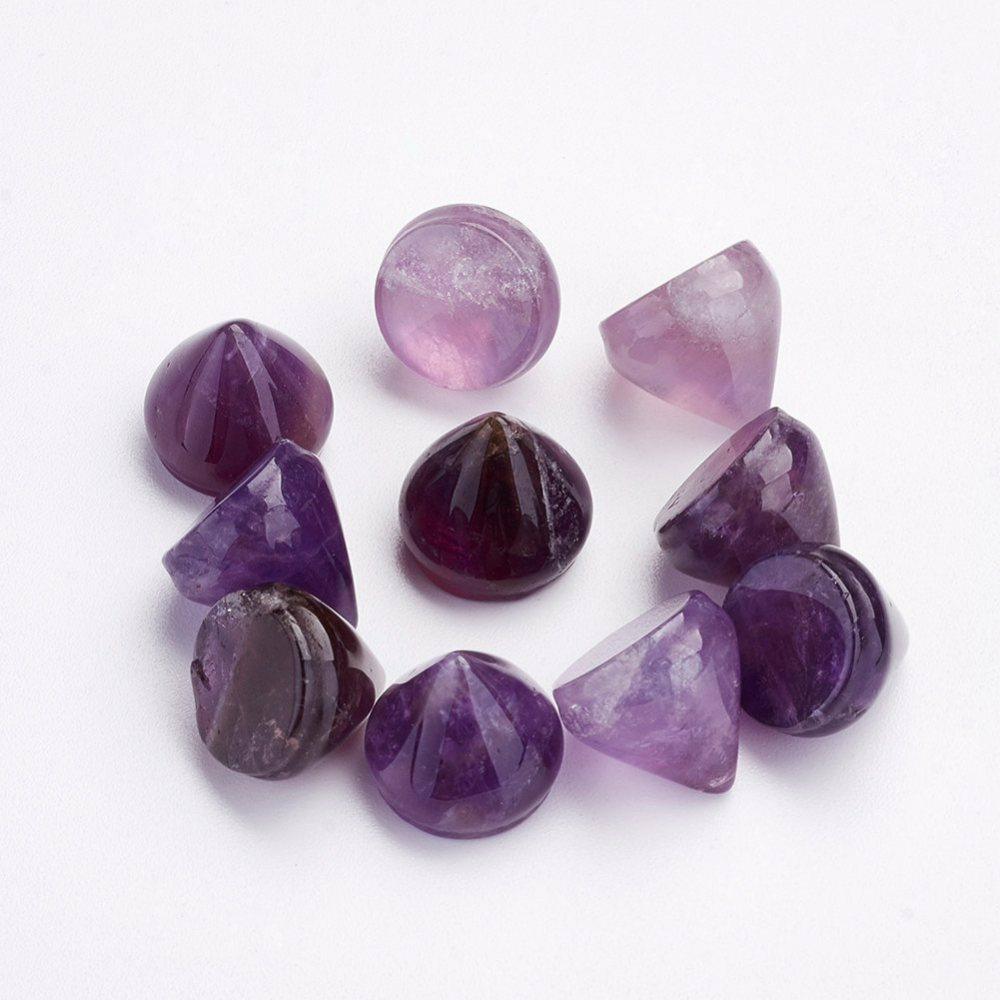 Natural stone, HEALING CRYSTALS|Amethyst Mini Cone