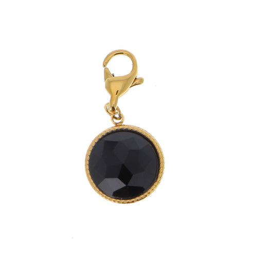 Mascot/pendant, BOHM PARIS|Lockie Charm Hari -agate noire